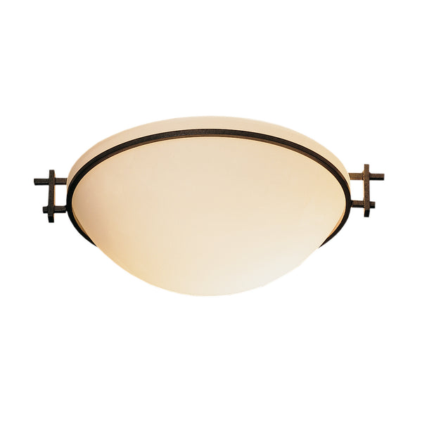 One Light Semi-Flush Mount from the Moonband Collection by Hubbardton Forge