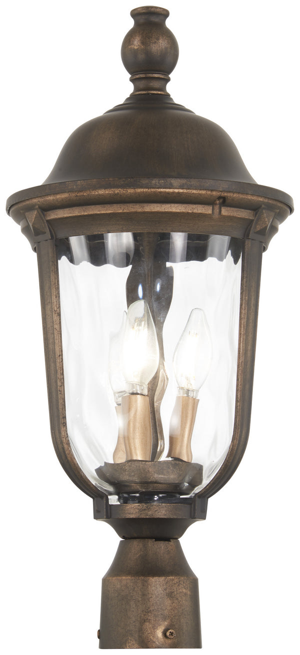 Minka-Lavery - 73248-748 - Three Light Outdoor Post Mount - Havenwood - Tauira Bronze And Alder Silver from Lighting & Bulbs Unlimited in Charlotte, NC