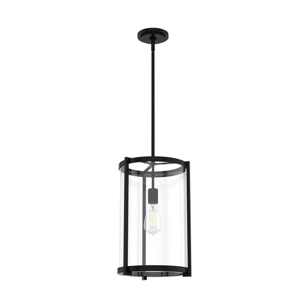 Hunter - 19123 - One Light Pendant - Astwood - Matte Black from Lighting & Bulbs Unlimited in Charlotte, NC