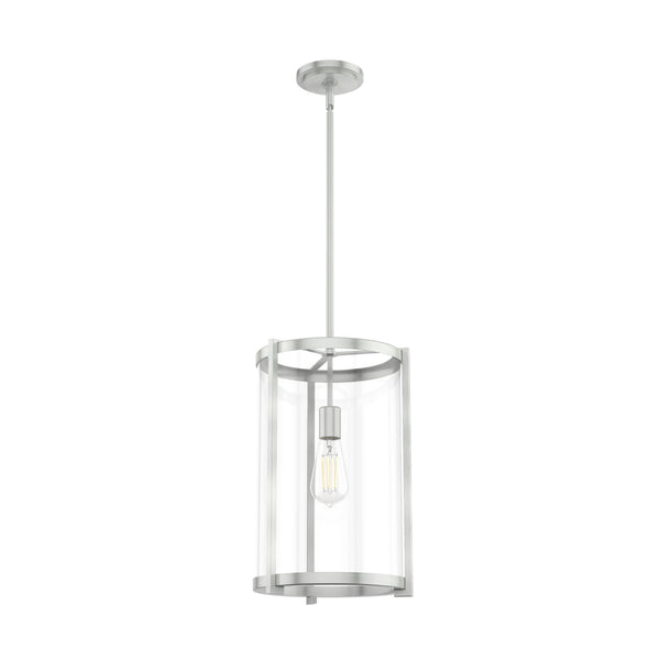 Hunter - 19124 - One Light Pendant - Astwood - Brushed Nickel from Lighting & Bulbs Unlimited in Charlotte, NC
