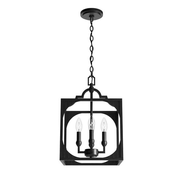 Hunter - 19283 - Four Light Pendant - Highland Hill - Rustic Iron from Lighting & Bulbs Unlimited in Charlotte, NC