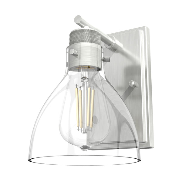 Hunter - 19300 - One Light Wall Sconce - Van Nuys - Brushed Nickel from Lighting & Bulbs Unlimited in Charlotte, NC