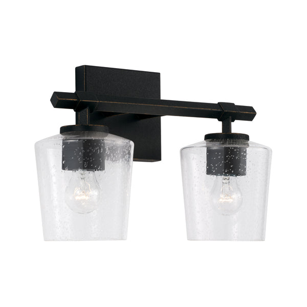 Capital Lighting - 145221IH-526 - Two Light Vanity - Ogden - Brushed Black Iron from Lighting & Bulbs Unlimited in Charlotte, NC