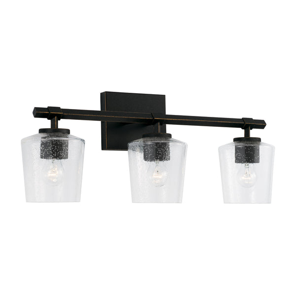 Capital Lighting - 145231IH-526 - Three Light Vanity - Ogden - Brushed Black Iron from Lighting & Bulbs Unlimited in Charlotte, NC