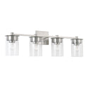 Capital Lighting - 146841BN-532 - Four Light Vanity - Mason - Brushed Nickel from Lighting & Bulbs Unlimited in Charlotte, NC