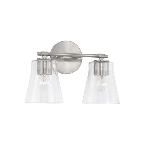 Capital Lighting - 146921BN-533 - Two Light Vanity - Baker - Brushed Nickel from Lighting & Bulbs Unlimited in Charlotte, NC