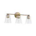 Capital Lighting - 146931AD-533 - Three Light Vanity - Baker - Aged Brass from Lighting & Bulbs Unlimited in Charlotte, NC