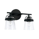 Capital Lighting - 147021MB-534 - Two Light Vanity - Madison - Matte Black from Lighting & Bulbs Unlimited in Charlotte, NC