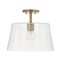 Capital Lighting - 246911AD - One Light Pendant - Baker - Aged Brass from Lighting & Bulbs Unlimited in Charlotte, NC