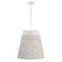 Four Light Pendant from the Tallulah Collection in Chalk Wash Finish by Capital Lighting