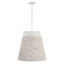 Capital Lighting - 343941HW - Four Light Pendant - Tallulah - Chalk Wash from Lighting & Bulbs Unlimited in Charlotte, NC