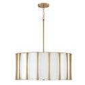 Four Light Pendant from the Bodie Collection in Matte Brass Finish by Capital Lighting