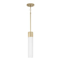 One Light Pendant from the Sutton Collection in Soft Gold Finish by Capital Lighting