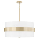 Four Light Pendant from the Sutton Collection in Soft Gold Finish by Capital Lighting