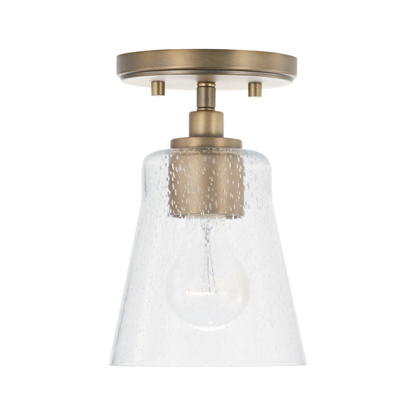 Capital Lighting - 346911AD-533 - One Light Pendant - Baker - Aged Brass from Lighting & Bulbs Unlimited in Charlotte, NC