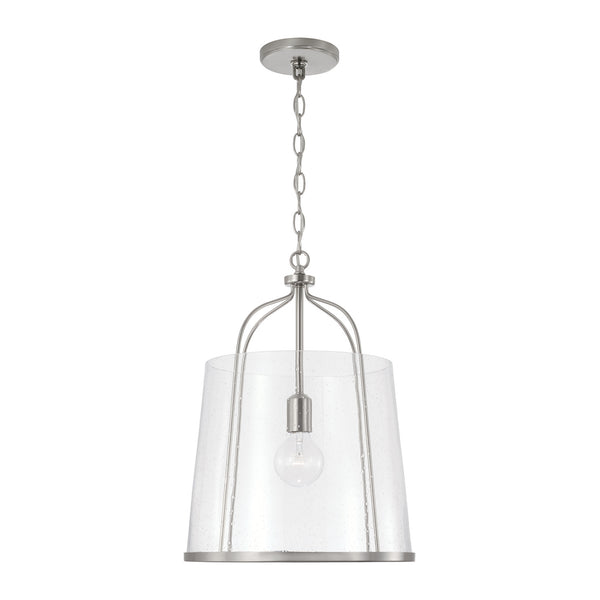 Capital Lighting - 347011BN - One Light Pendant - Madison - Brushed Nickel from Lighting & Bulbs Unlimited in Charlotte, NC