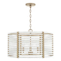 Capital Lighting - 347141AP - Four Light Pendant - Brynn - Aged Brass Painted from Lighting & Bulbs Unlimited in Charlotte, NC