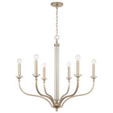 Capital Lighting - 444861BS - Six Light Chandelier - Breigh - Brushed Champagne from Lighting & Bulbs Unlimited in Charlotte, NC