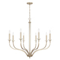 Capital Lighting - 444881BS - Eight Light Chandelier - Breigh - Brushed Champagne from Lighting & Bulbs Unlimited in Charlotte, NC