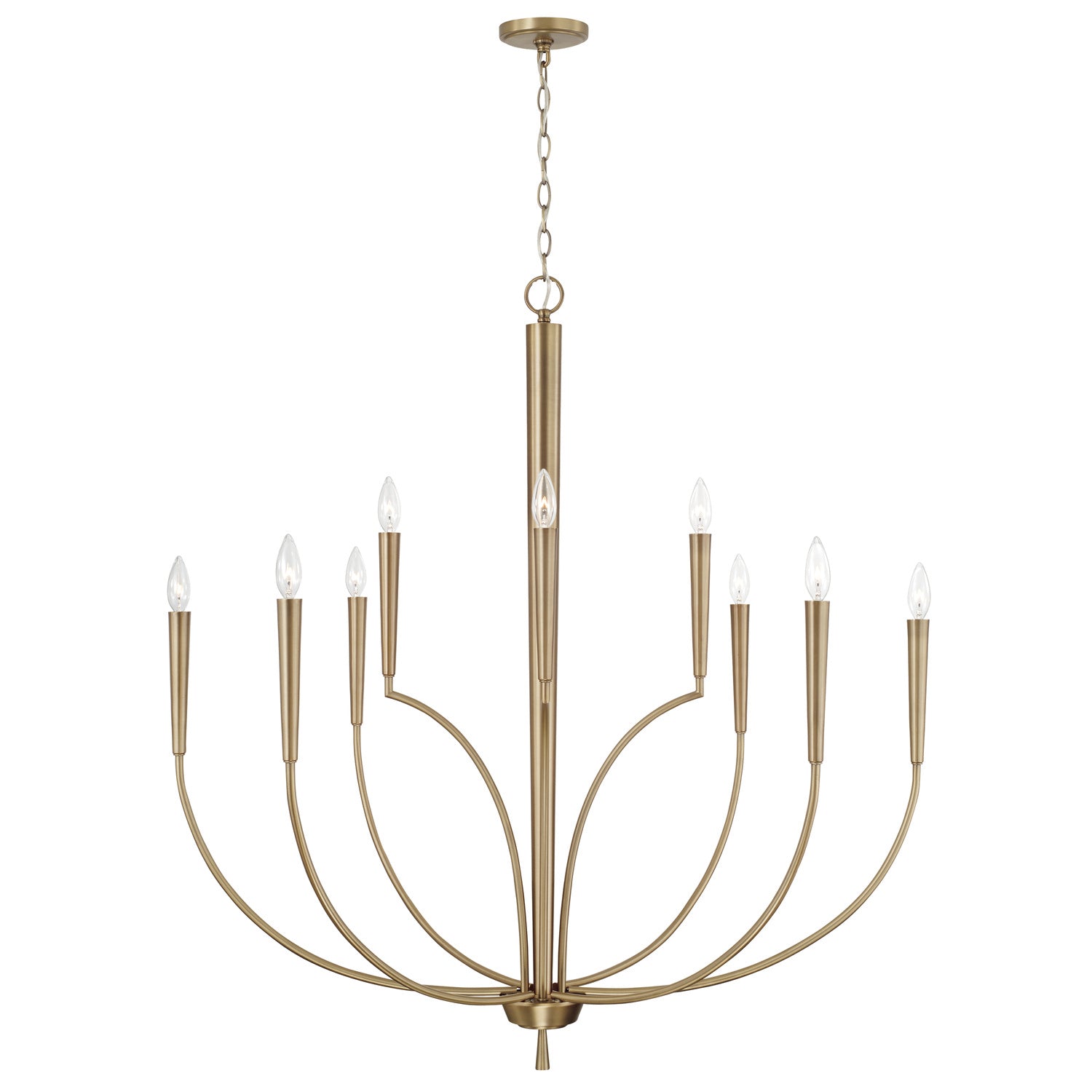 Capital Lighting - 445901AD - Ten Light Chandelier - Holden - Aged Brass from Lighting & Bulbs Unlimited in Charlotte, NC