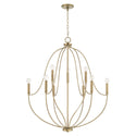 Nine Light Chandelier from the Madison Collection in Aged Brass Finish by Capital Lighting