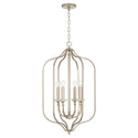 Four Light Foyer Pendant from the Breigh Collection in Brushed Champagne Finish by Capital Lighting