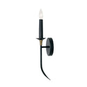 Capital Lighting - 645611KB - One Light Wall Sconce - Amara - Matte Black with Brass from Lighting & Bulbs Unlimited in Charlotte, NC