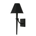 One Light Wall Sconce from the Holden Collection in Matte Black Finish by Capital Lighting