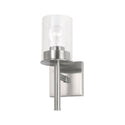 One Light Wall Sconce from the Mason Collection in Brushed Nickel Finish by Capital Lighting