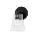 One Light Wall Sconce from the Baker Collection in Matte Black Finish by Capital Lighting