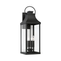 Four Light Outdoor Wall Lantern from the Bradford Collection in Black Finish by Capital Lighting