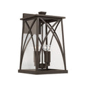 Four Light Outdoor Wall Lantern from the Marshall Collection in Oiled Bronze Finish by Capital Lighting