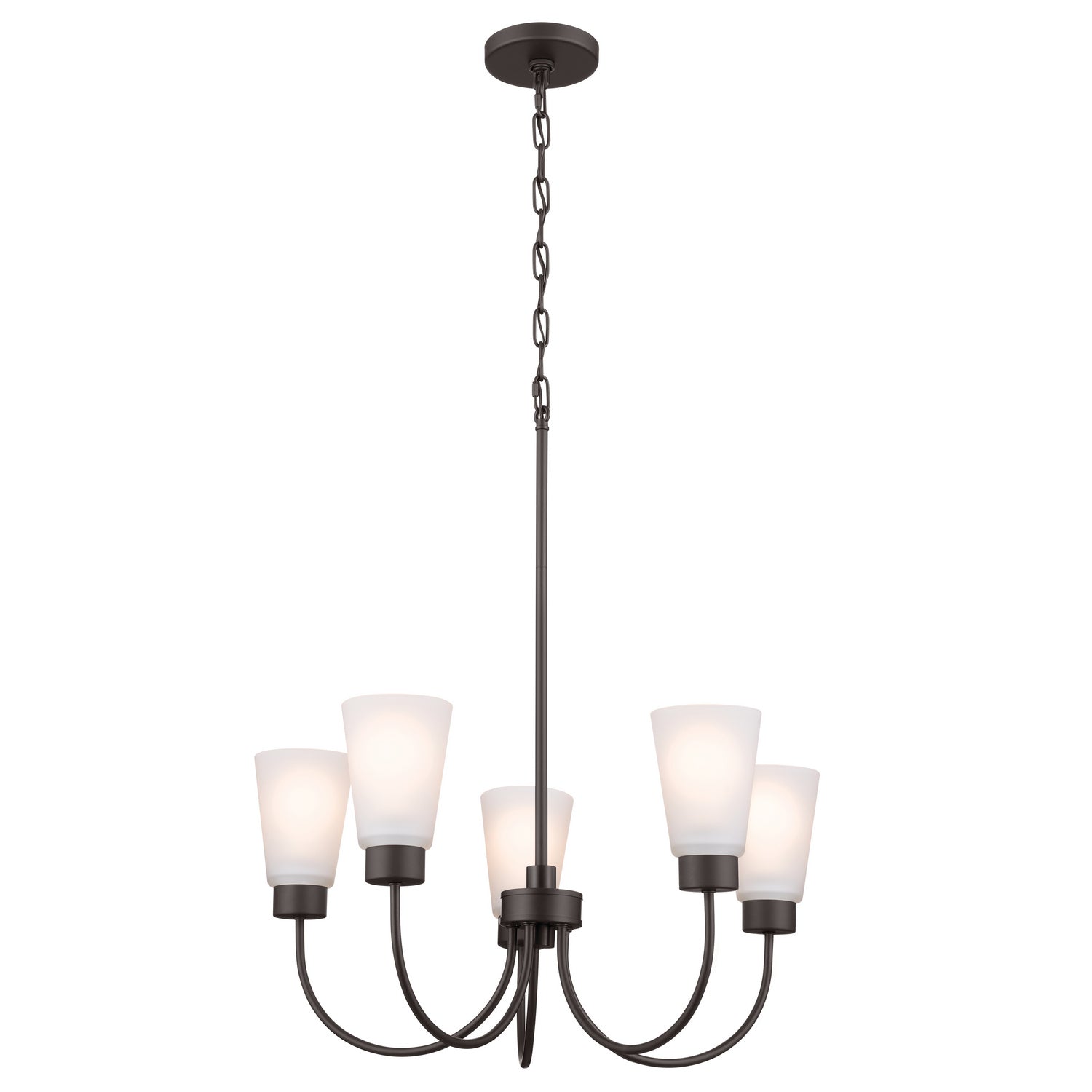 Kichler - 52443OZ - Five Light Chandelier - Erma - Olde Bronze from Lighting & Bulbs Unlimited in Charlotte, NC