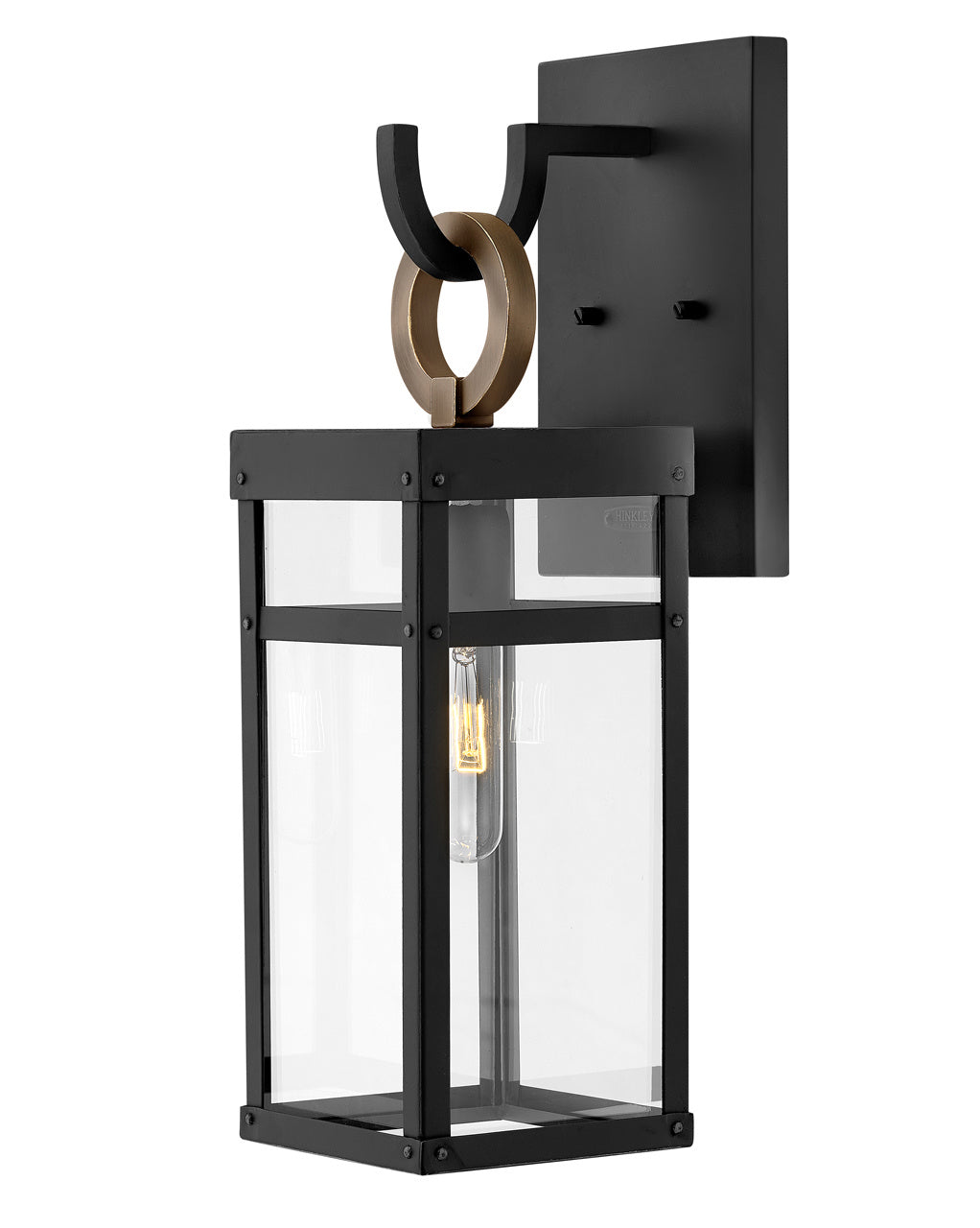 Hinkley - 2800BK-LL - LED Wall Mount - Porter - Black from Lighting & Bulbs Unlimited in Charlotte, NC