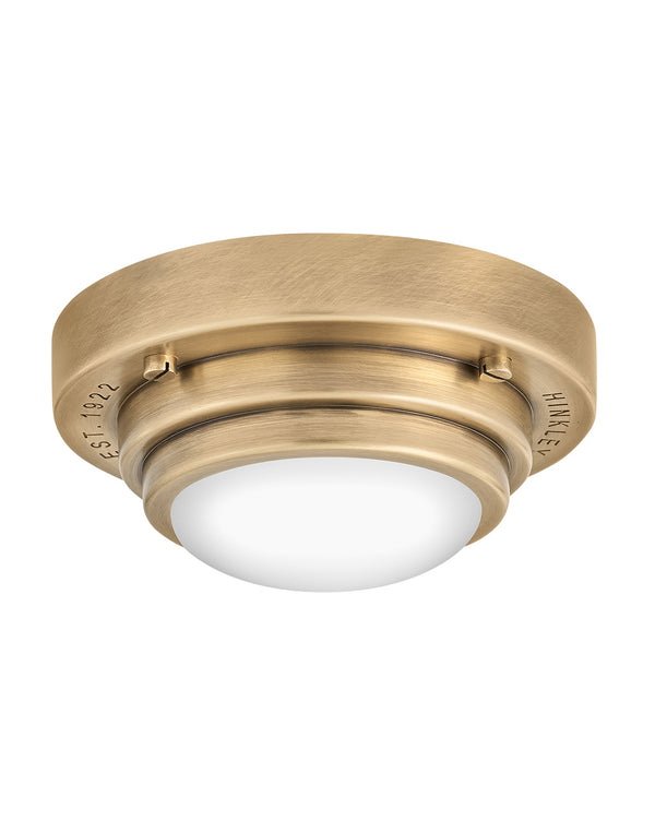 Hinkley - 32703HB - LED Flush Mount/Wall Sconce - Porte - Heritage Brass from Lighting & Bulbs Unlimited in Charlotte, NC