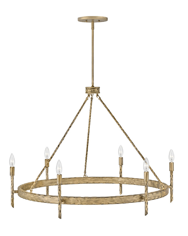Hinkley - 3678CPG - LED Chandelier - Tress - Champagne Gold from Lighting & Bulbs Unlimited in Charlotte, NC