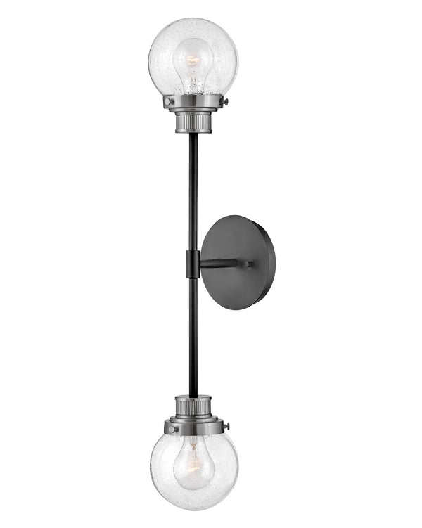 Hinkley - 40692BK-BN - LED Wall Sconce - Poppy - Black with Brushed Nickel accents from Lighting & Bulbs Unlimited in Charlotte, NC