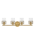 Hinkley - 50264LCB - LED Vanity - Della - Lacquered Brass from Lighting & Bulbs Unlimited in Charlotte, NC