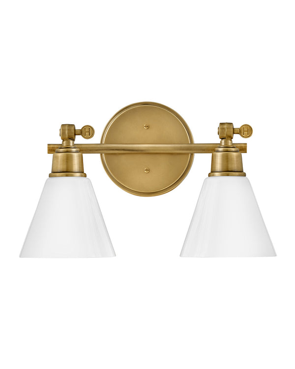 Hinkley - 51182HB - LED Vanity - Arti - Heritage Brass from Lighting & Bulbs Unlimited in Charlotte, NC