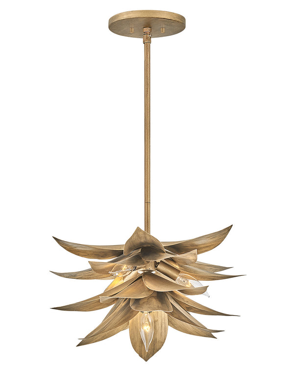 Fredrick Ramond - FR30811BNG - LED Pendant - Agave - Burnished Gold from Lighting & Bulbs Unlimited in Charlotte, NC