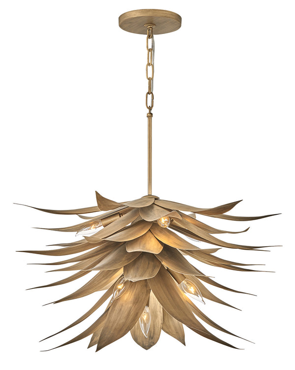 Fredrick Ramond - FR30815BNG - LED Pendant - Agave - Burnished Gold from Lighting & Bulbs Unlimited in Charlotte, NC