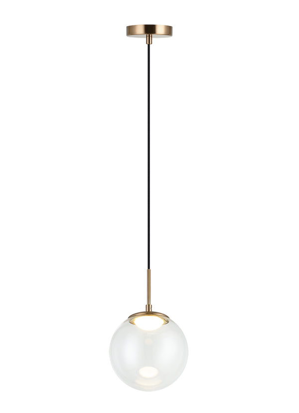 Matteo Lighting - C61311AGCL - Pendant - Boble - Aged Gold Brass from Lighting & Bulbs Unlimited in Charlotte, NC