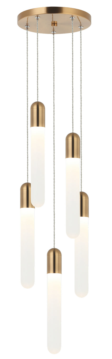 Matteo Lighting - C65805AG - Pendant - Aydin - Aged Gold Brass from Lighting & Bulbs Unlimited in Charlotte, NC