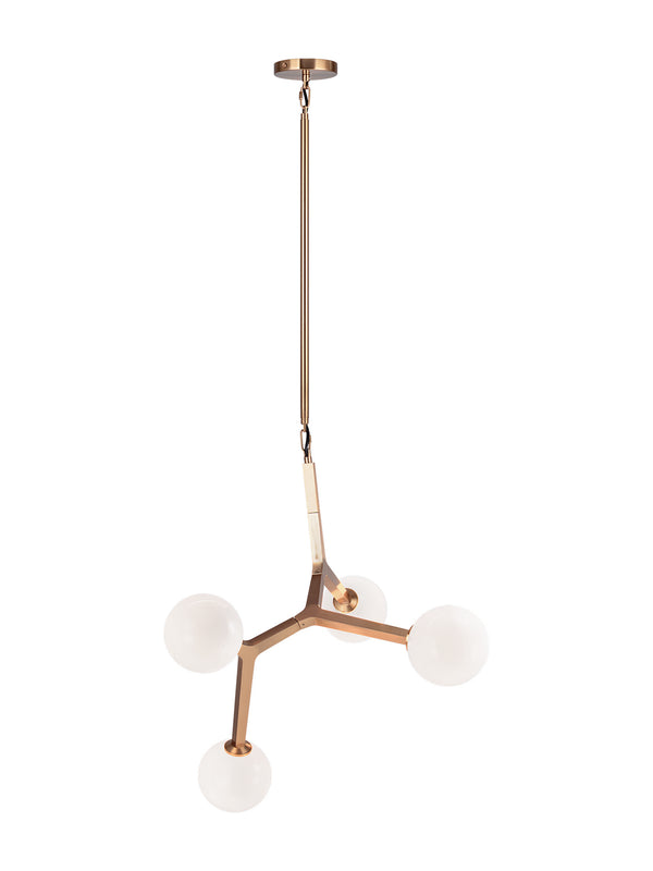 Matteo Lighting - C81514AGOP - Pendant - Rami - Aged Gold Brass from Lighting & Bulbs Unlimited in Charlotte, NC