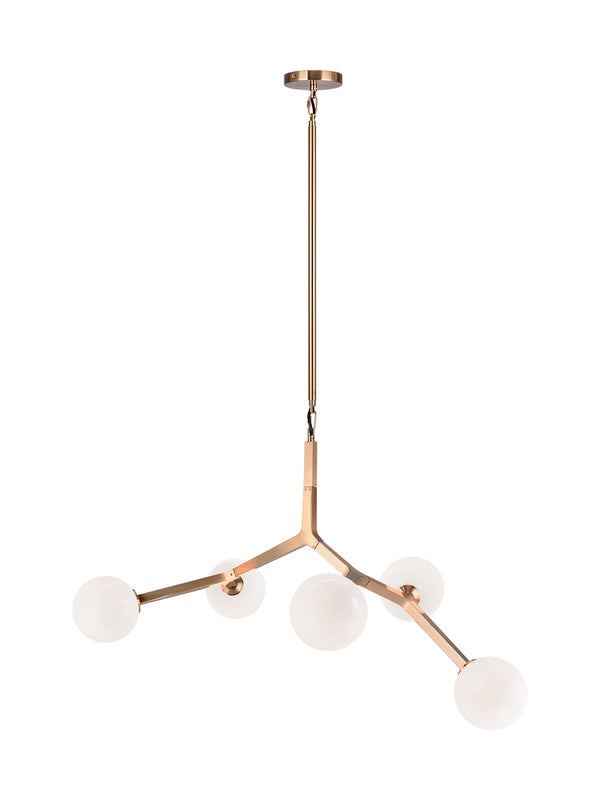 Matteo Lighting - C81515AGOP - Pendant - Rami - Aged Gold Brass from Lighting & Bulbs Unlimited in Charlotte, NC