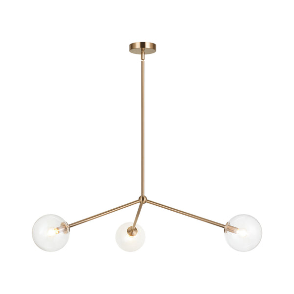 Matteo Lighting - C81703AGCL - Pendant - Novo - Aged Gold Brass from Lighting & Bulbs Unlimited in Charlotte, NC