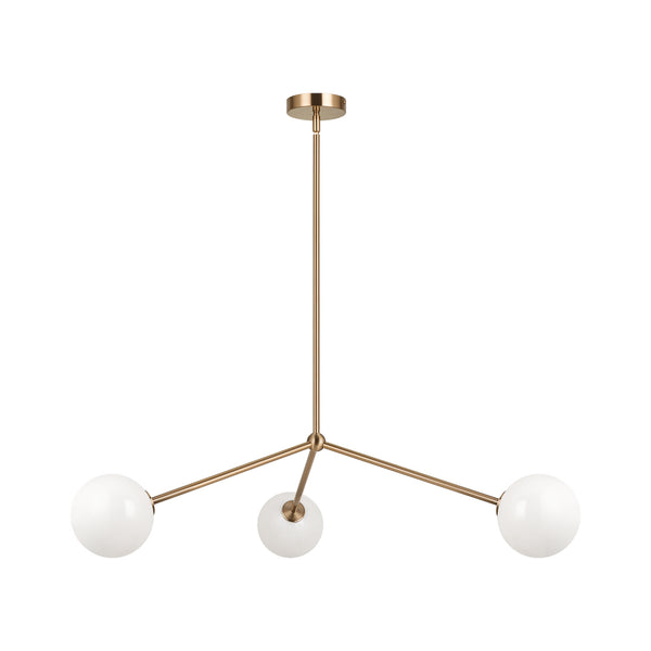 Matteo Lighting - C81703AGOP - Pendant - Novo - Aged Gold Brass from Lighting & Bulbs Unlimited in Charlotte, NC