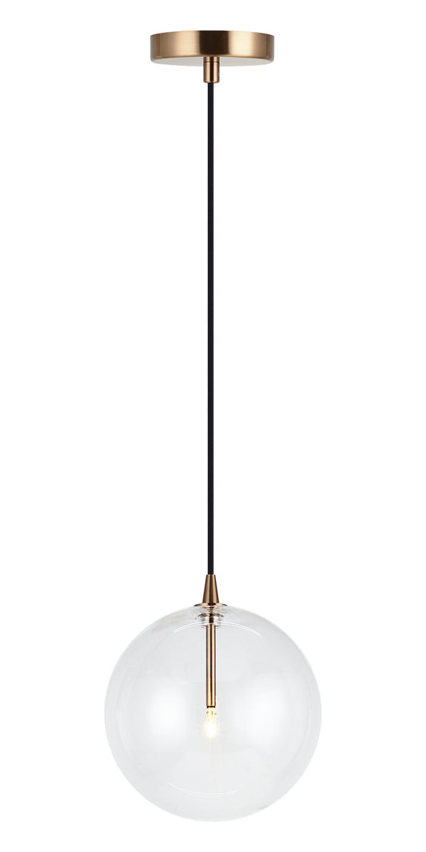 Matteo Lighting - C81811AGCL - Pendant - Bolha - Aged Gold Brass from Lighting & Bulbs Unlimited in Charlotte, NC