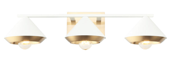 Matteo Lighting - S06803WHAG - Wall Sconce - Velax - White from Lighting & Bulbs Unlimited in Charlotte, NC