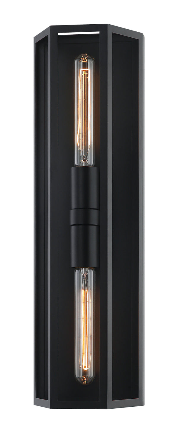 Matteo Lighting - W64512MB - Wall Sconce - Creed - Matte Black from Lighting & Bulbs Unlimited in Charlotte, NC